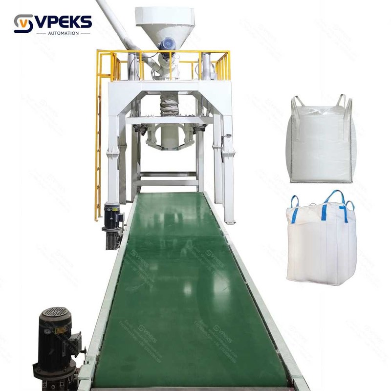 1500kg FIBC Filling Machine Jumbo Bag With High Packing Speed 20-40 ...
