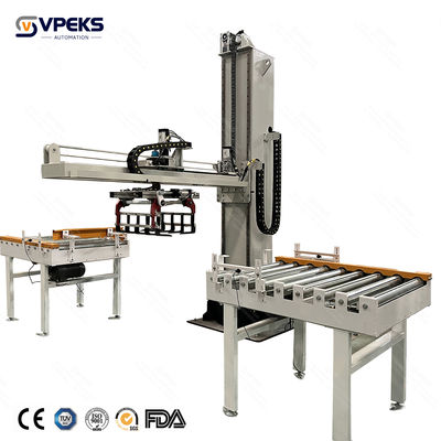 Case Box Bottle Automatic Palletizer Machine Single Column Robot ...